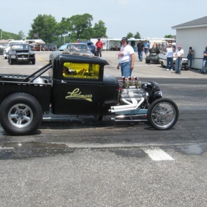 Littleman in the burnout box