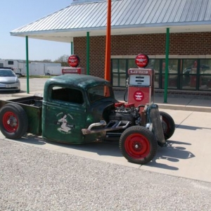 GAS PUMPS FLYIN A MOTORSPORTS ROUTE 66