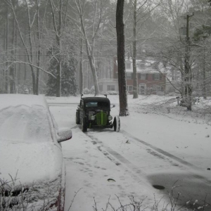 Truck in the Snow