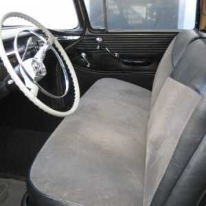 55 Olds interior