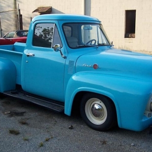 Ford F100 1955 I built in early 1990s ORIGINAL COLOR!