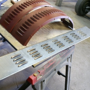 Model A visor and fenders