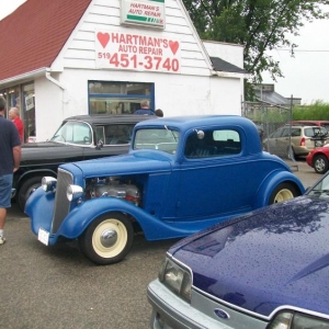 100 0383 409 powered 34 Chevy....Hartman Bash 09