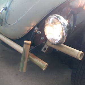 Photo 675 Old Baja bumper headlight mount.