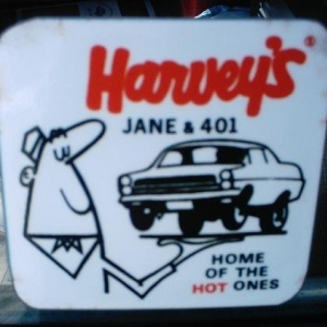 Harveys at Jane and Finch....was the local spot to find the "hot" street cars in Toronto in the day. This was the sticker that Harveys actucally supplied.