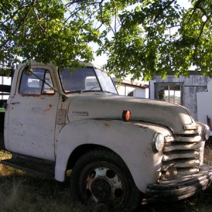 Nice flat bed chevy i found on the ranch