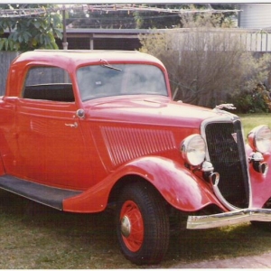 34 hupmobile.An Aussie rodder found this Hup coupe body (Ford 3W with Cabriolet doors) in a wrecking yard in remote Queensland ( If I remember correctly, we had consumed much amber liquid when he was telling me)