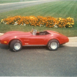 1975 Corvette mini car - Custom Built - Hand Made