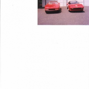 These are two of my mini Ferraris
Testarossa  
 308