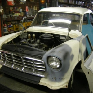 start of 1958 fc holden project