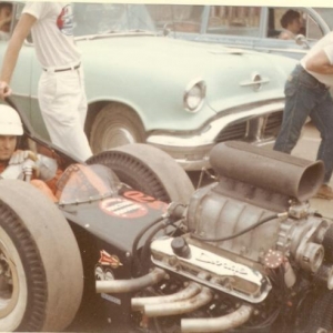 Lyndwood 01

This is only a test. Hey... looks like I've figured out how to post here!!

This is an unknown photo from unknown source (I'll always credit the photographer if possible), taken in the staging lanes at the '62 U.S. Nats. That's the S & W digger in the background. It ran probably ran in the B/Dragster class. 

BIG is quite the Lyndwood fan.