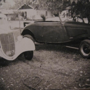 The ole man's Fords.