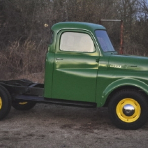 49 Dodge still working on the bedsides.  Deleted wing vents.