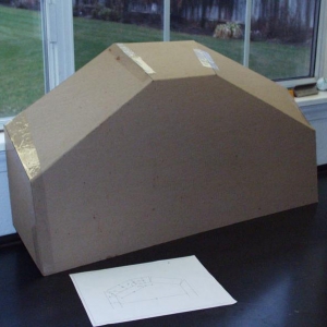 The firewall template.  If you can't build it out of cardboard, you can't build it in steel.