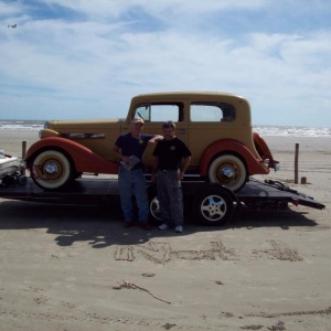 JIM AGNEW--left---TBONE TURNER--right--in Galveston Texas