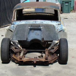 new firewall, bagged, and getting ready for the body drop