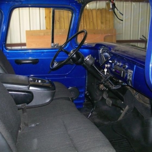 passenger side interior