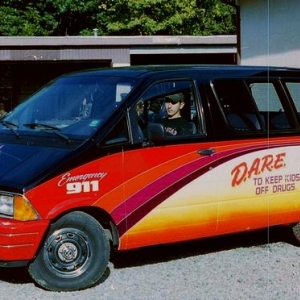 local police dept. dare van