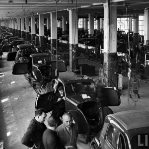 topolino assembly line, taken 1947 LIFE mag