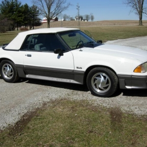 89 Mustang GT Convertable