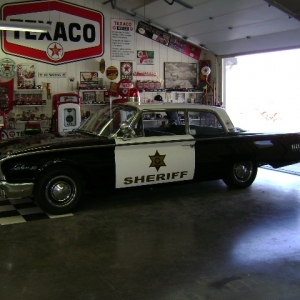 Full dress Sheriffs' Patrol car - 1960 Ford Fairlane 500 Club Coupe.  Approximately 65,000 original miles.  292 CID Y-Block/Auto.  Expect for the patrol package added, this vehicle is 100% Original.  Fantastic cruiser, we have put approximately 6,000 miles on this Ford since completing it 3 years ago.