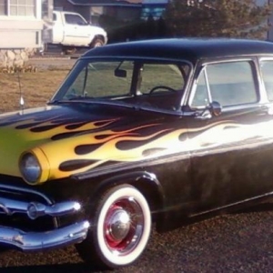 54 ford two door