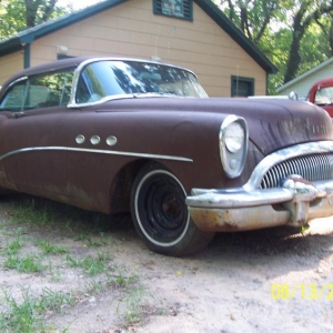 1954 BUICK super, 77K mi, Parked in 1969