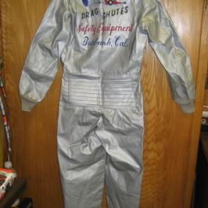 Dad's fire suit he wore to set his records at Bonneville in the '60's.