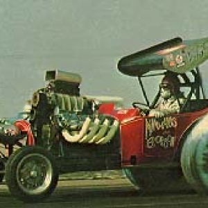 Wild Willie Borsch in the "Winged Express"