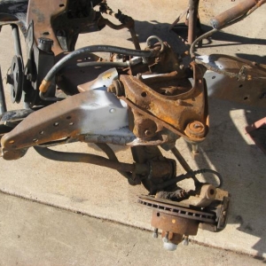 1988 5th ave front k member welded to 1946 frame.