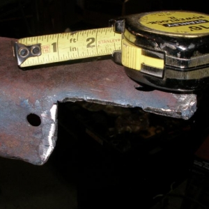 part of rear frame that needed repair