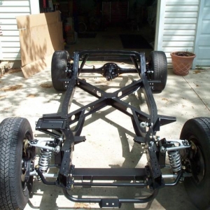 Modified 61 corvette frame