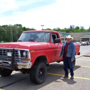 Andy with his semi-restored F250 done by Jon at FordMuscle.com