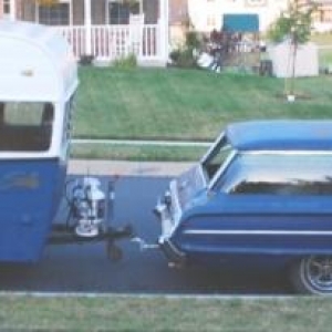 My 64 Wagon and 61 Shasta Camper