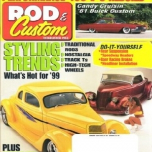 THE INVICTA: Cover Car/Featured in the Jan.1999 Issue of Rod & Custom.