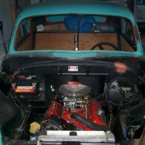 small block 400 , 700r4 , 373 10 bolt , mustang II , runs like a rapped ape