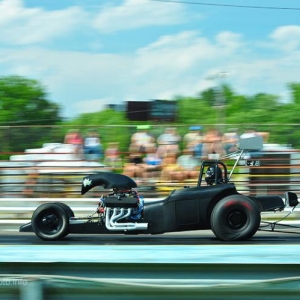 Pan shot at Brainerd Dragstrip