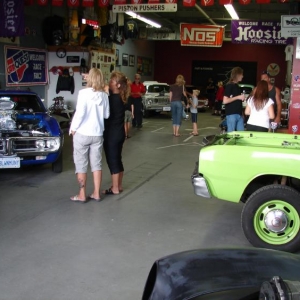 The shop during the BBQ open house 2010.