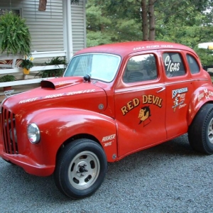 1948 Austin of England 4 door gasser from the 60s