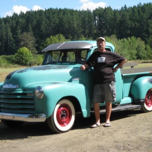 dad and the truck