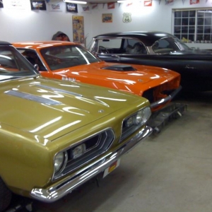 67' Barracuda convert, 71' Cuda and "Bart" the 56' Ply Savoy