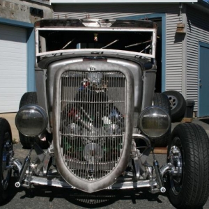 36 Ford truck grille with 33 Chevy headlights