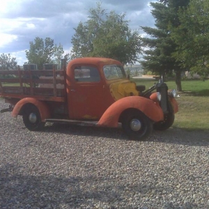 Bringing her home, Father inlaw bought it for me 12yrs. ago and never got the chance to drag her back to Ok. , but moved to north and got her in the garage now.