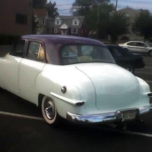 my first car -1952 plymouth cranbrook 4 door sedan..started it in 2000 when i was 14 and it looked like this in 2006, 95% finished, sold it in march 2007 to buy my fathers chopped 41 back..pics of that to follow