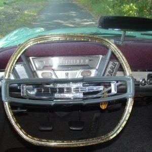 My '59 Plymouth (NOS Steering Wheel 2)