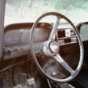 truck driver side interior