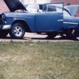 Finally got a scanner and dug out an old box of photos. These pictures are from 1972 shortly after I drug the OL 55 home. I put some Cragars and tires I bought from a kid down the street on it. OOOH...looking good now!