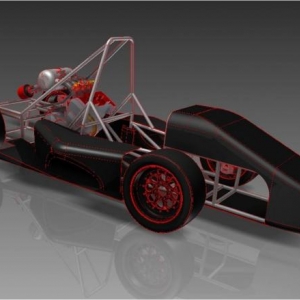 CAD Drawing of 2011 car