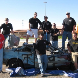 The Texas Tech FSAE team leveled an 89 accord and let car show spectators join in the fun for a small donation