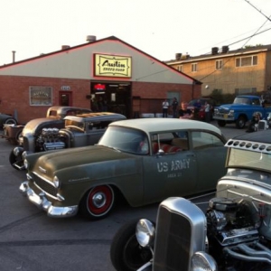 '55 Austin speed shop